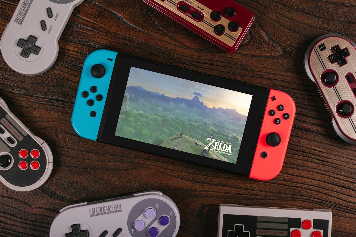 8Bitdo 復古手柄系列正式匹配 Nintendo Switch 遊戲主機