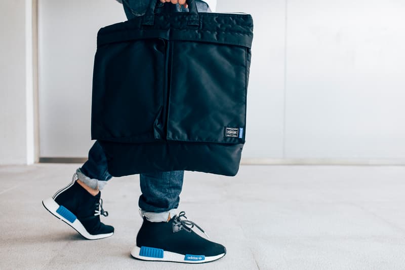 adidas Originals x PORTER NMD Chukka Helmet Bag Closer Look