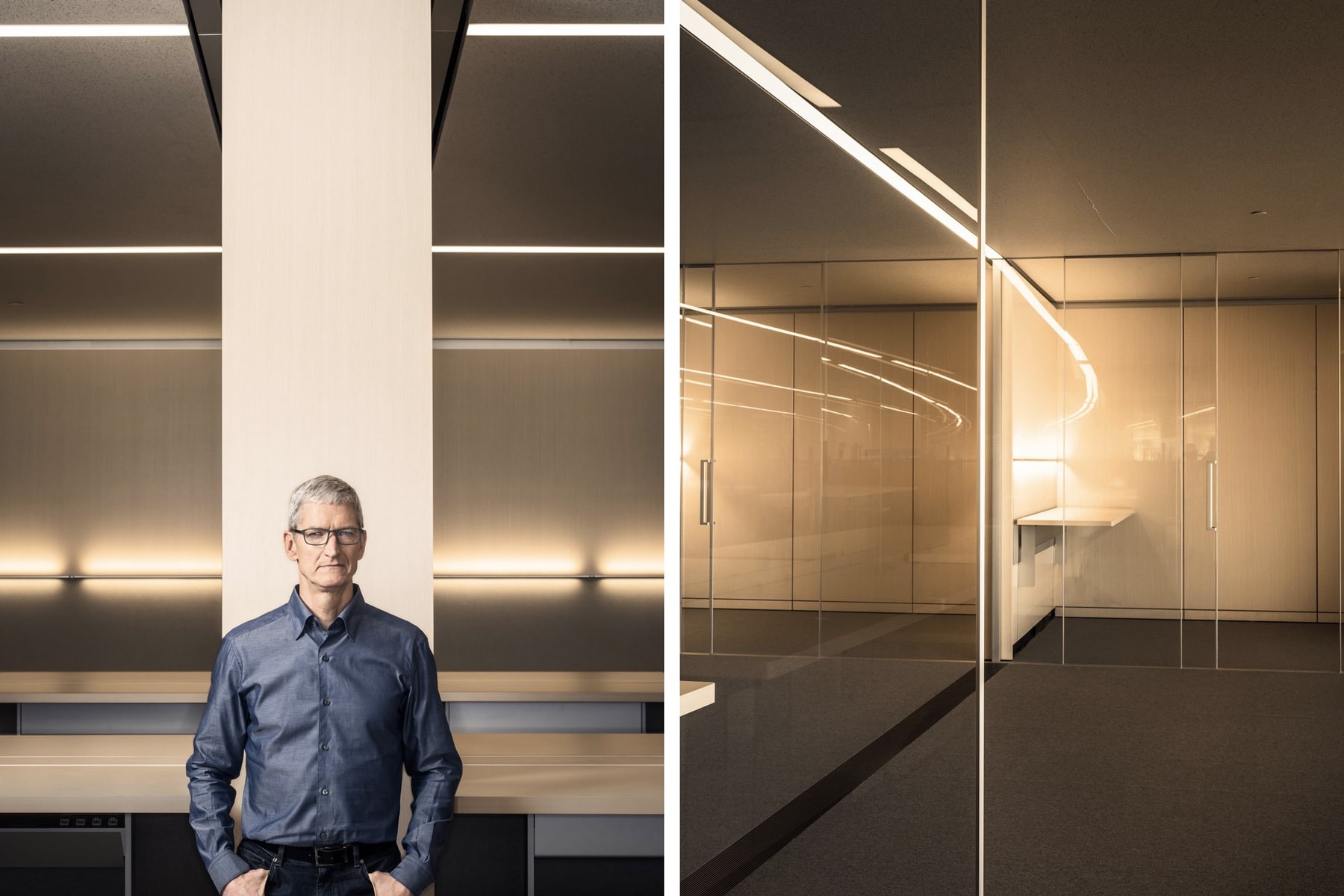 Tim Cook 與 Jony Ive 提前揭秘新總部 Apple Park 內部設計