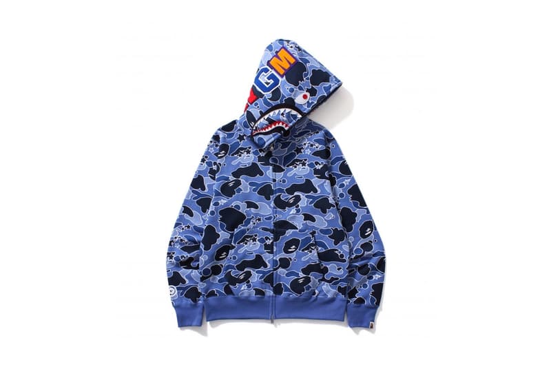 BAPE OG Sta Camo Shark Hoodie 2017 Spring/Summer