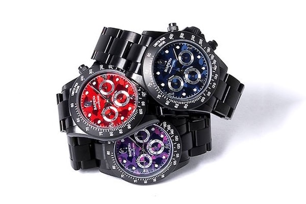 A Bathing Ape 全新 TYPE 3 BAPEX 腕錶系列