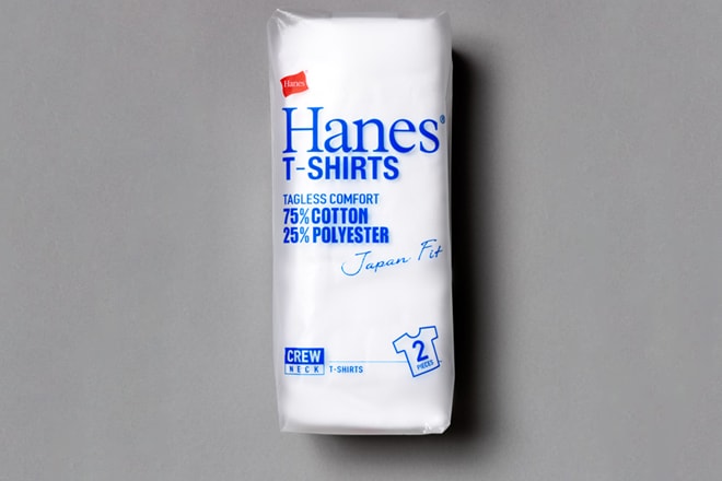 Hanes 推出為日本體型量身打造的「Japan Fit BLUE PACK」