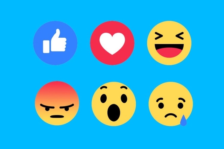 Facebook 為每個留言加入表情反應功能