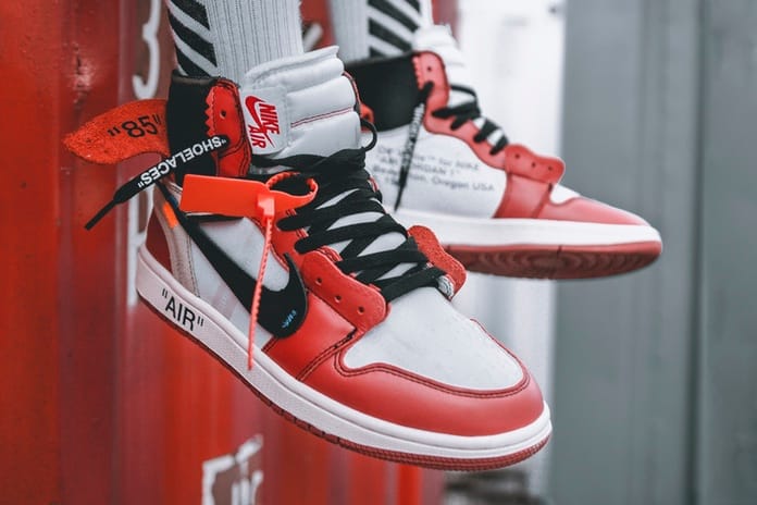 OFF-WHITE x Air Jordan 1 聯名鞋款上腳一覽