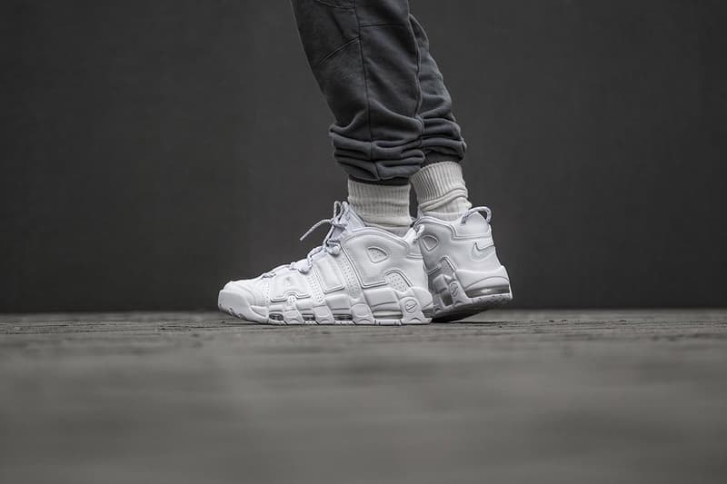 Nike Air More Uptempo「Triple White」配色登陸 HBX 