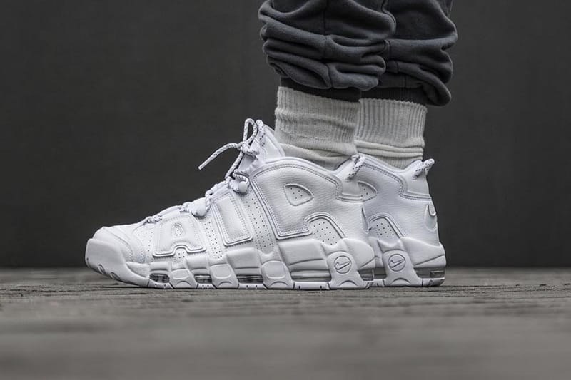 Nike Air More Uptempo「Triple White」配色登陸 HBX