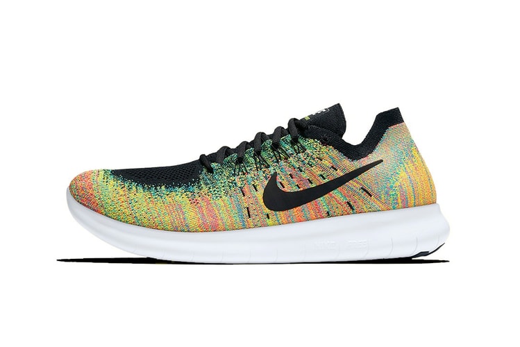Nike Free RN Flyknit 2017 全新配色設計「Multicolor」