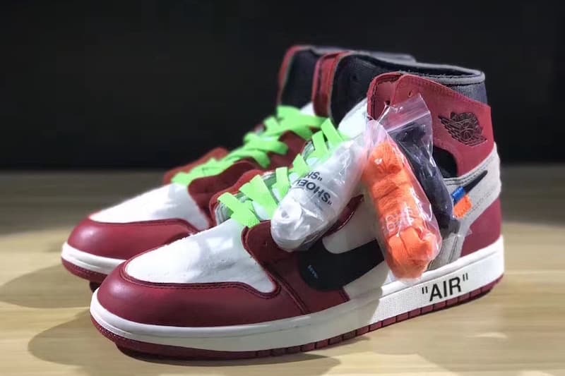 OFF-WHITE x Air Jordan 1 Colored Laces & Release Info