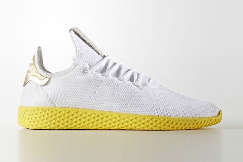 Pharrell x adidas Originals Tennis Hu White/Yellow