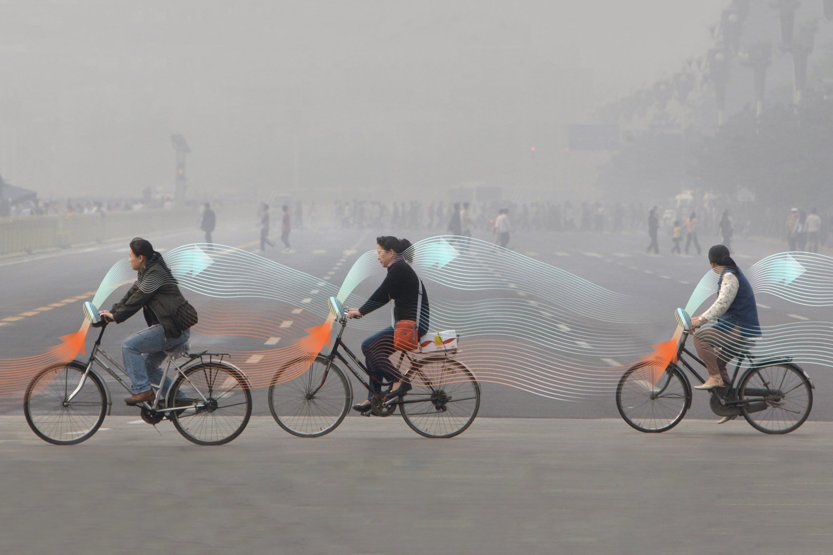 設計師提出「霧霾淨化單車」概念幫助中國解決空氣問題