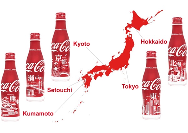 Coca-Cola 推出限量版日本景點瓶身包裝