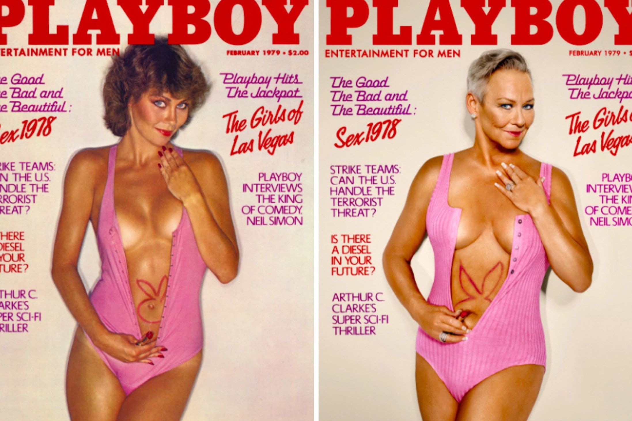 7 位《Playboy》女郎重現經典封面