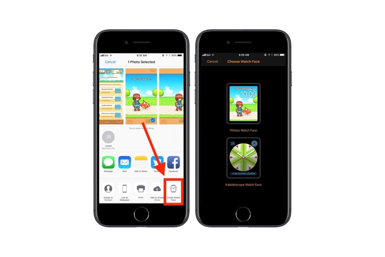 iOS 11 新發現用家可隨意截圖自定義 Apple Watch 錶盤桌面