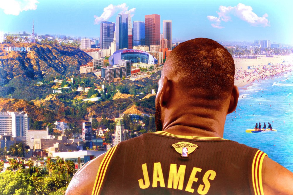 據傳 LeBron James 考慮在 2018 年轉戰洛杉磯效力 Lakers 或 Clippers