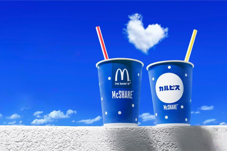 日本 McDonald's 與可爾必思合作推出乳酸味奶昔