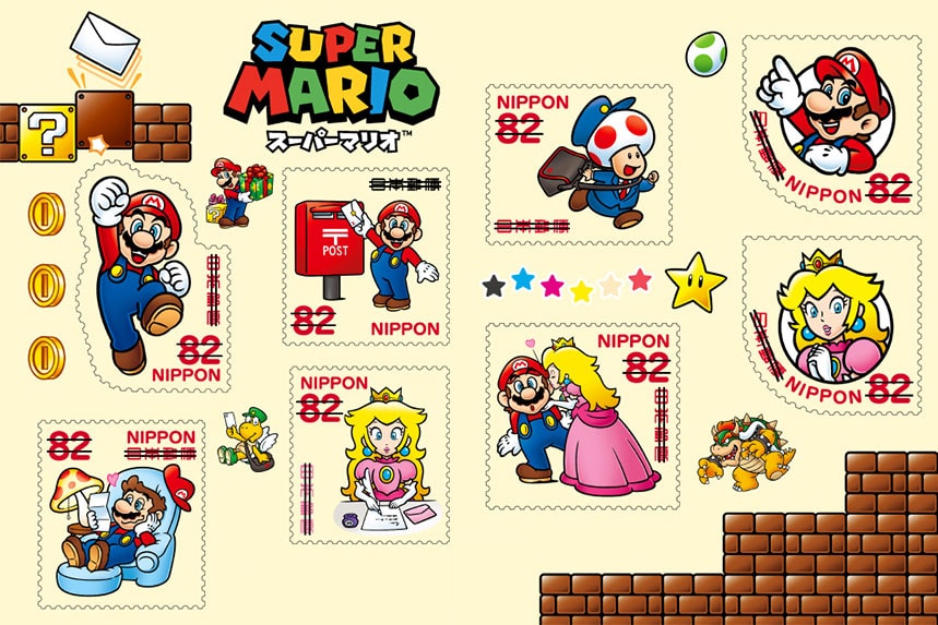 日本郵便推出「Super Mario」特別版郵票