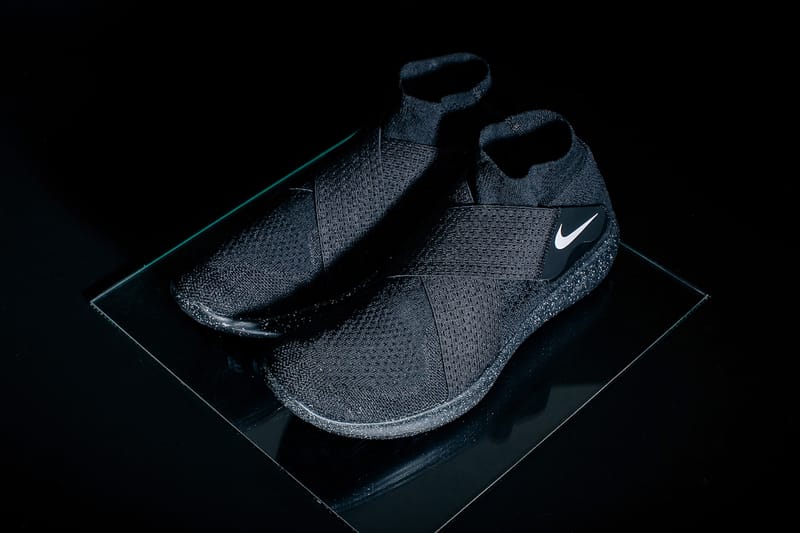 近賞 UNDERCOVER x NikeLab GYAKUSOU 全黑配色 Free RN Motion Flyknit 2017 跑鞋