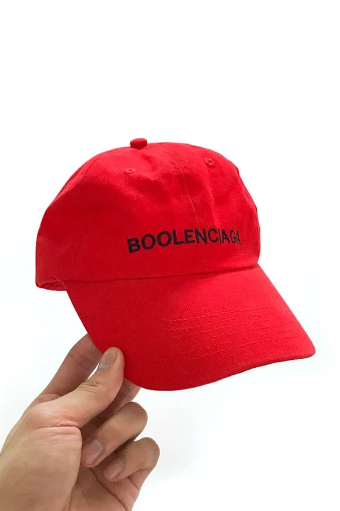 VETEMEMES Balenciaga Parody Label BOOLENCIAGA