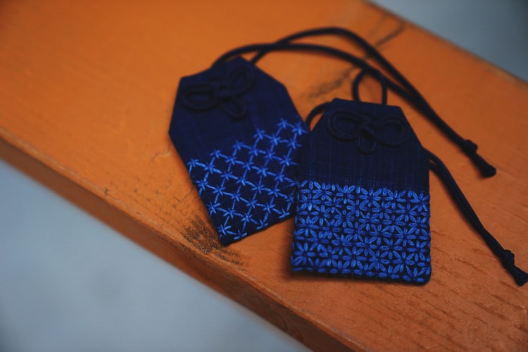 YAMA NO KATACHI 推出藍染刺し子「御守」護身符