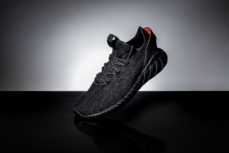 adidas Originals Tubular Doom Sock 全黑配色設計