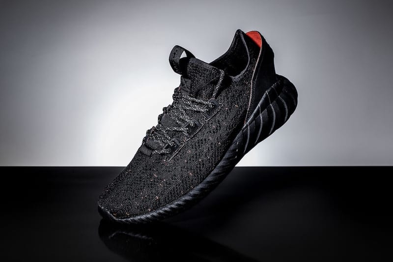 adidas Originals Tubular Doom Sock 全黑配色設計