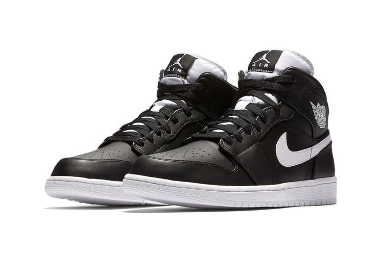 Air Jordan 1 Mid 全新黑白配色