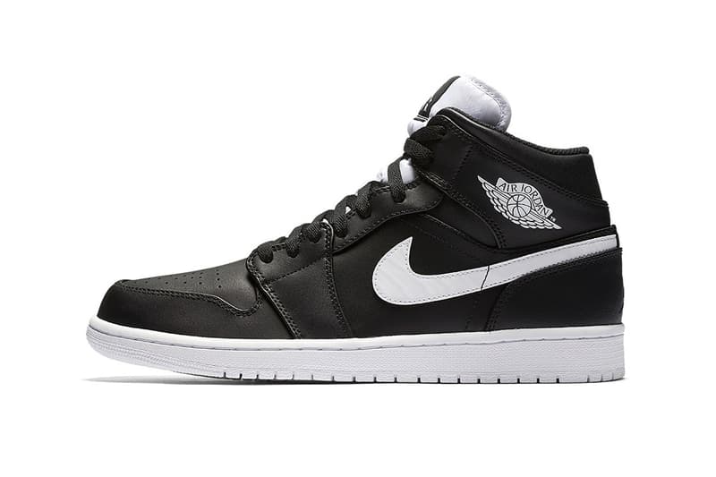 Air Jordan 1 Mid 全新黑白配色