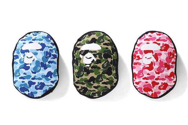 BAPE 推出全新 ABC Ape Head 迷彩靠墊系列