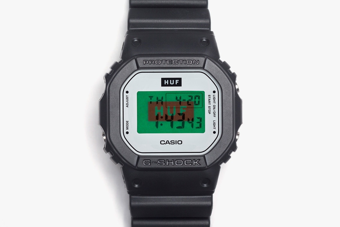 HUF x G-SHOCK 15 週年聯名紀念腕錶