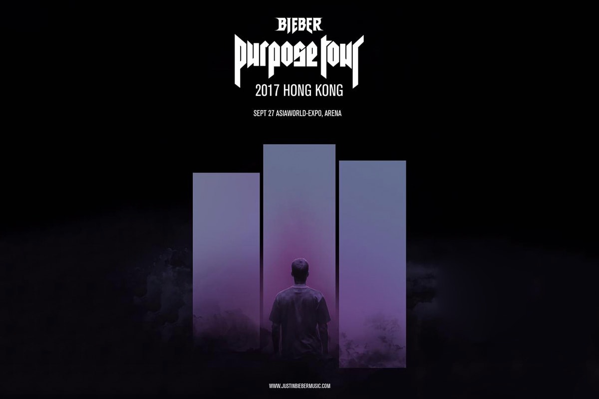 Justin Bieber 世界巡迴演唱會《Purpose Tour》將於 9 月登陸香港