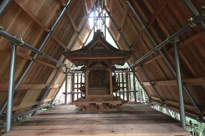 Kikuma Watanabe 打造可移動神社「山車社殿」