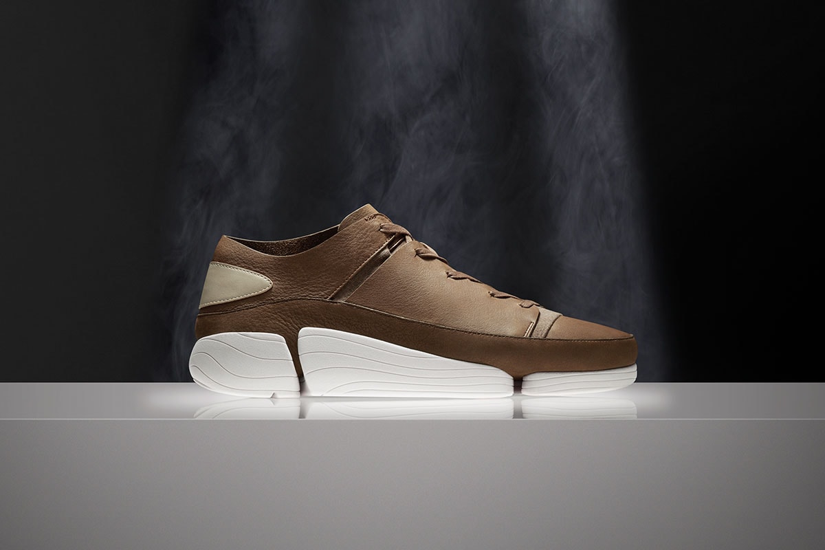 英國百年鞋履品牌 Clarks 新作品，推出人氣鞋款 Trigenic Evo 三瓣鞋三代。