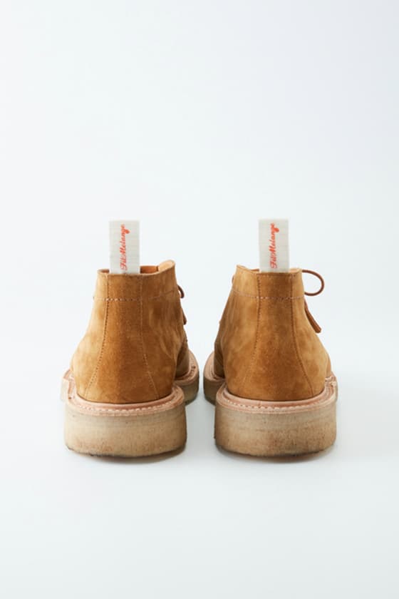 機能物料應用－Tricker’s x FilMelange 別注 Desert Boots