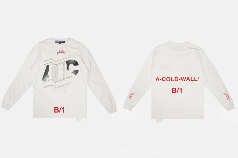 A-COLD-WALL* 香港期間限定店別注單品一覽