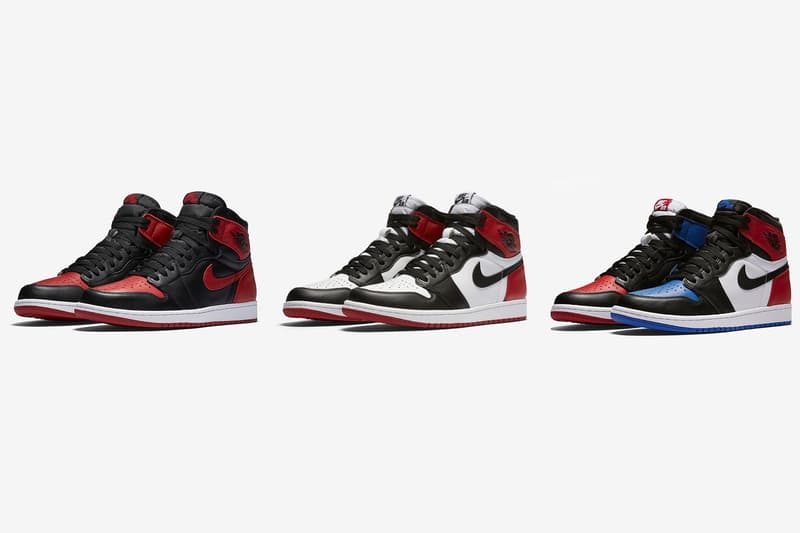 NIKE SNKRS 將於明日重新上架三雙 Air Jordan 1 配色