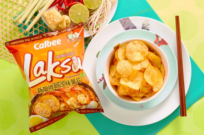 Calbee 推出全新期間限定「新加坡叻沙味」薯片