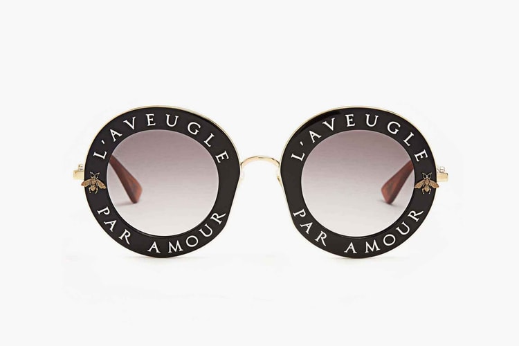 Gucci 推出「L’Aveugle Par Amour」圓框復古太陽眼鏡