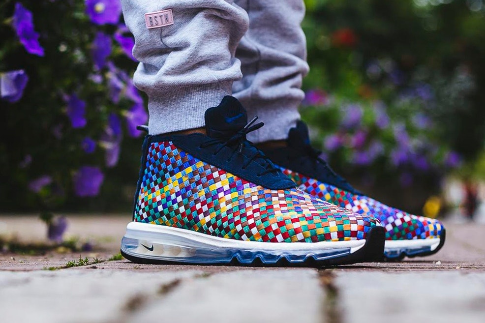 Here’s An On-Feet Look At The NikeLab Air Max Woven Boot SE “Multicolor”