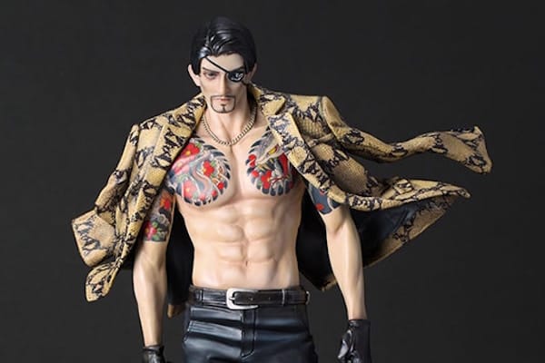 電玩遊戲《如龙》推出角色真島吾朗人偶擺設