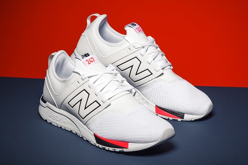 New Balance 247 White, Black & Navy