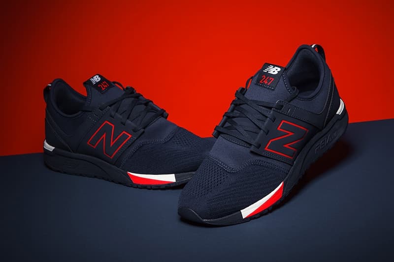 New Balance 247 White, Black & Navy