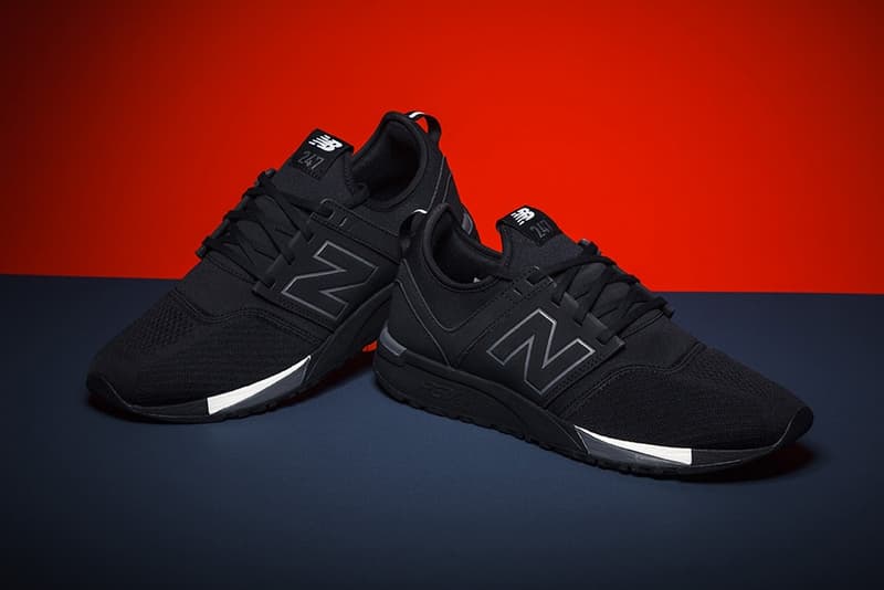 New Balance 247 White, Black & Navy