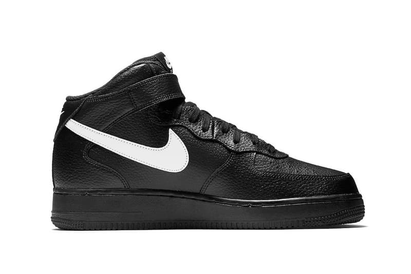 Nike Air Force 1 Mid 全新黑白配色