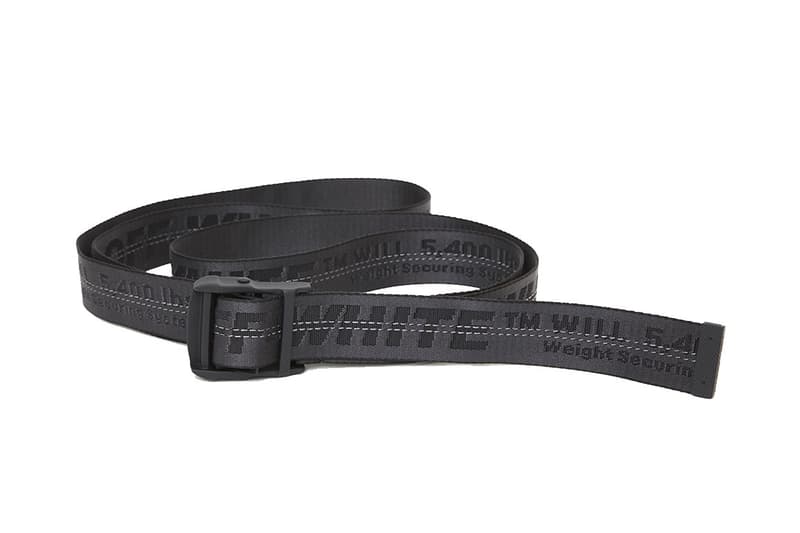 OFF-WHITE 2017 秋冬全新「Industrial Belt」腰帶系列正式上架