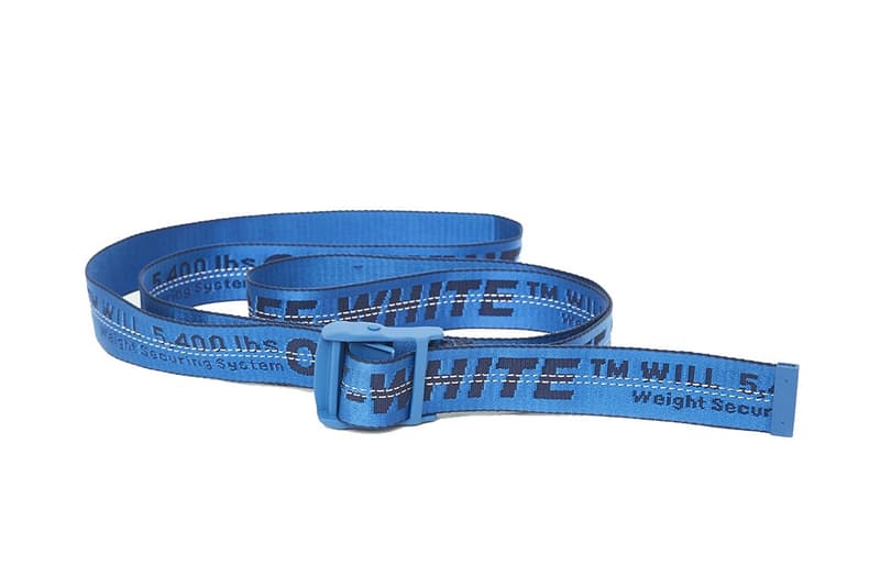 OFF-WHITE 2017 秋冬全新「Industrial Belt」腰帶系列正式上架