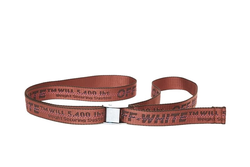 OFF-WHITE 2017 秋冬全新「Industrial Belt」腰帶系列正式上架