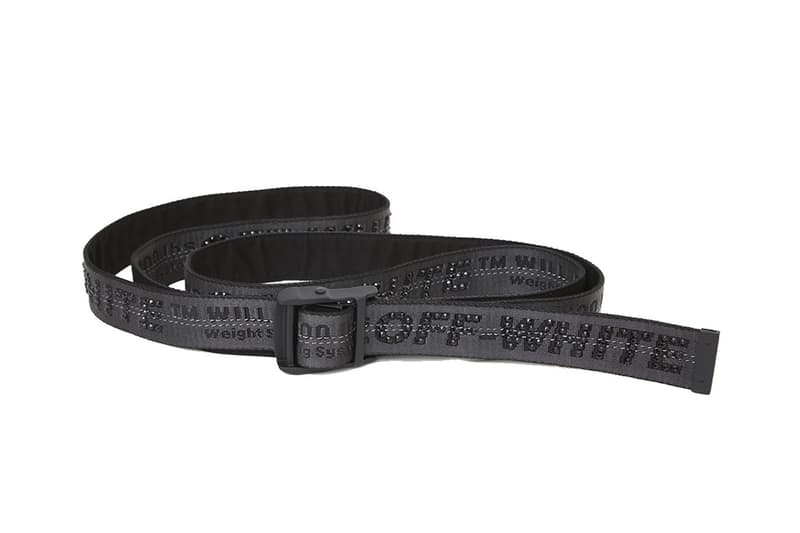 OFF-WHITE 2017 秋冬全新「Industrial Belt」腰帶系列正式上架