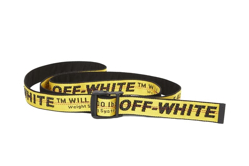 OFF-WHITE 2017 秋冬全新「Industrial Belt」腰帶系列正式上架