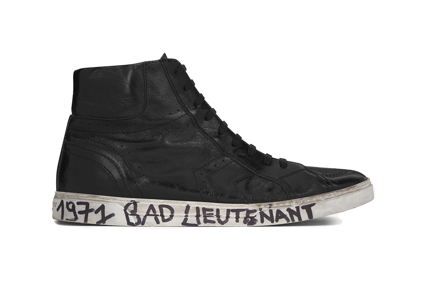 手寫元素加持 - Saint Laurent Joe Mid Top Sneakers 全新系列正式上架