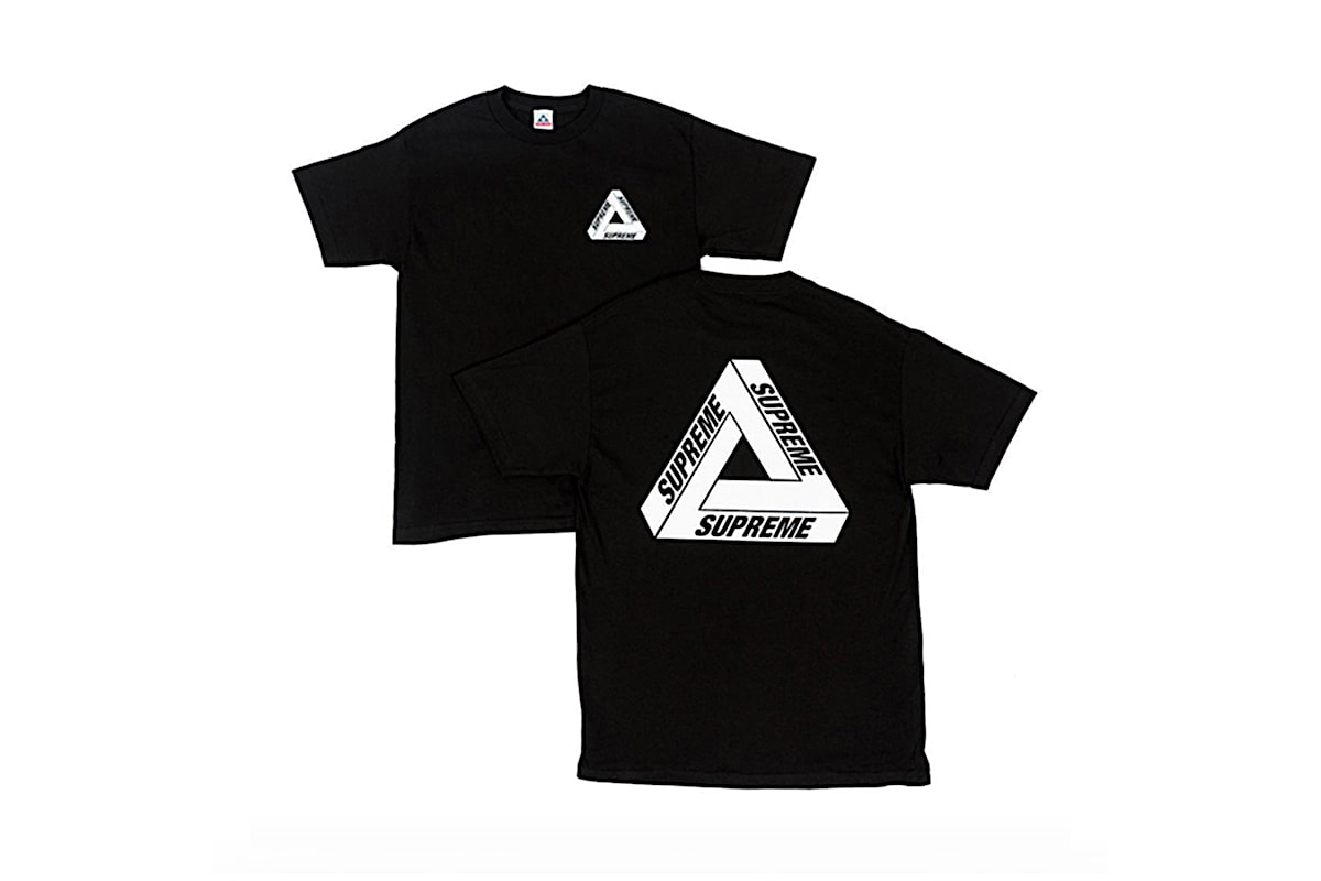 街頭最強合作！Supreme x Palace「聯名」T-Shirt 正式發售